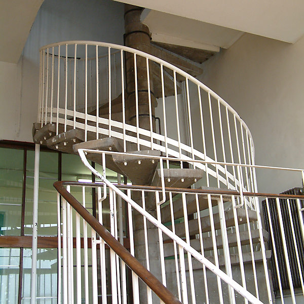 Spiral staircase at The Elliott School