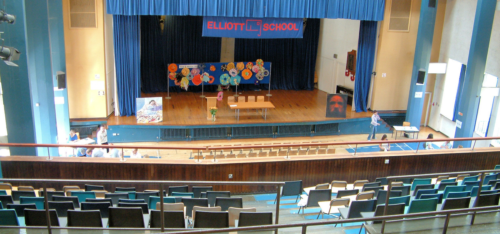 Photograph representing former teachers and staff of The Elliott School